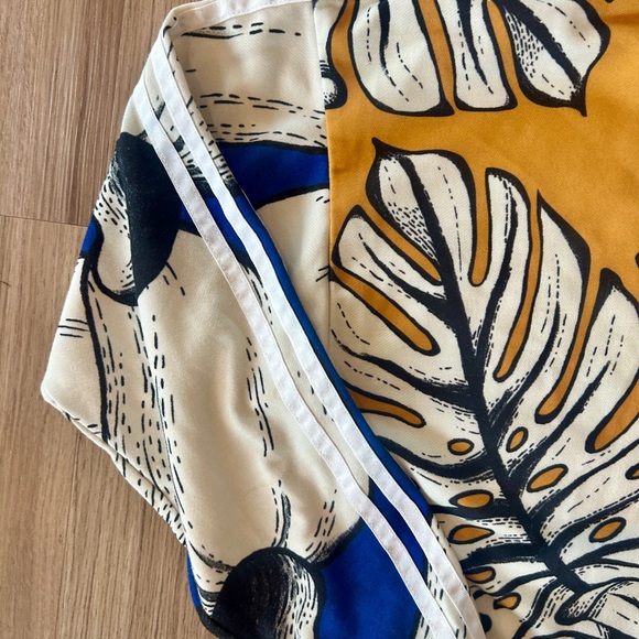 ADIDAS FARM RIO Sweatshirt Women UK 2 Tropical Pineapple Boyfriend Sweatshirt - Picture 10 of 10